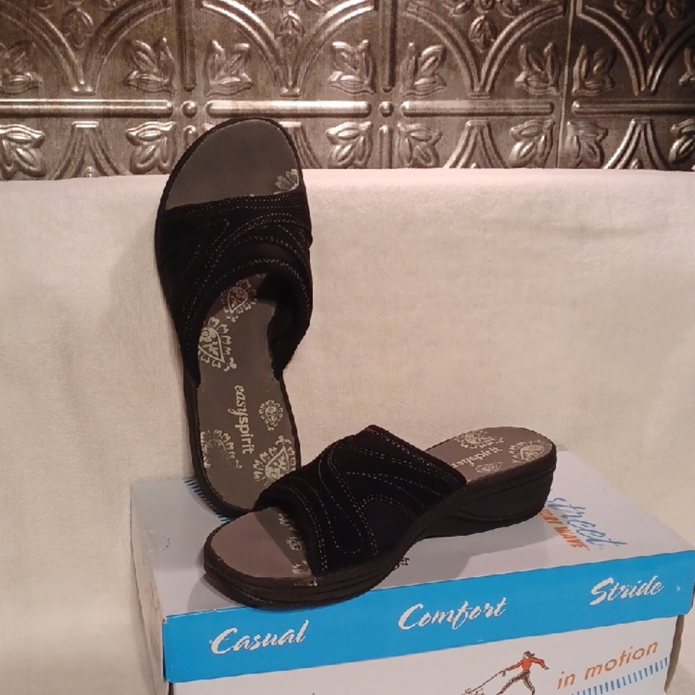 Easy Spirit Black Women's Mules Sandals Size 6.5